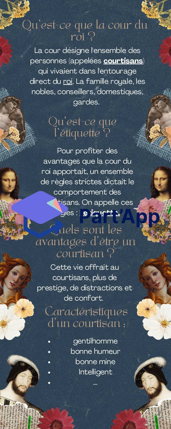 Aide- mémoire - La vie à la cour 7-8H_3