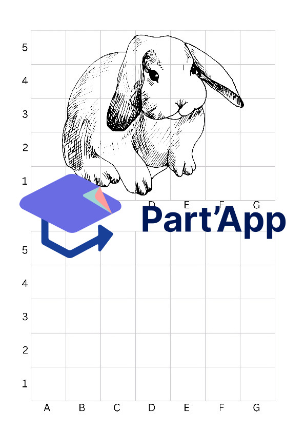 Technique de tramage - Lapin de Pâques_3