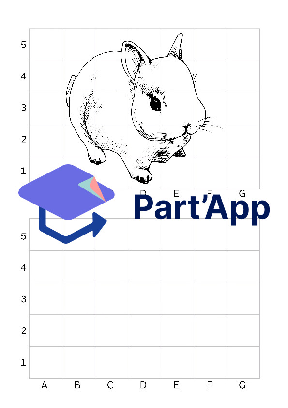 Technique de tramage - Lapin de Pâques_4