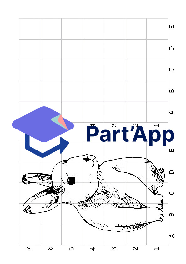 Technique de tramage - Lapin de Pâques_6
