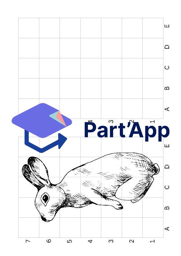 Technique de tramage - Lapin de Pâques_8