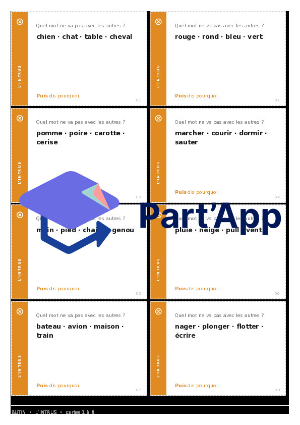Butin 3-4H : 48 cartes pour enrichir son vocabulaire_13