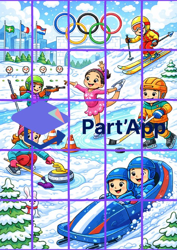 Pack 3 Puzzles : Sports & JO d'Hiver – Avec Images de Référence (Idéal Ateliers)_2