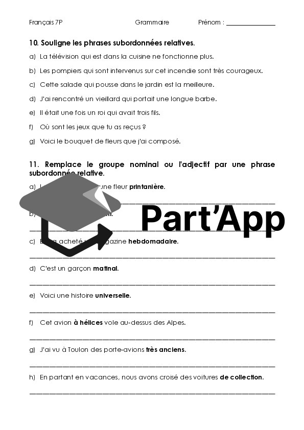 La phrase subordonnée relative_8