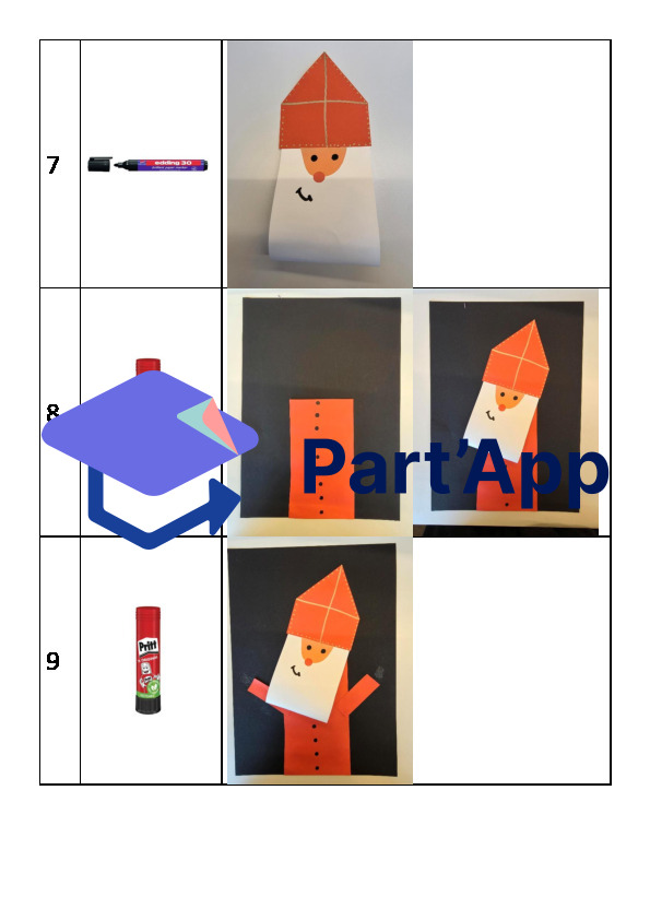 Marche à suivre imagée pour bricolage de Saint-Nicolas_4