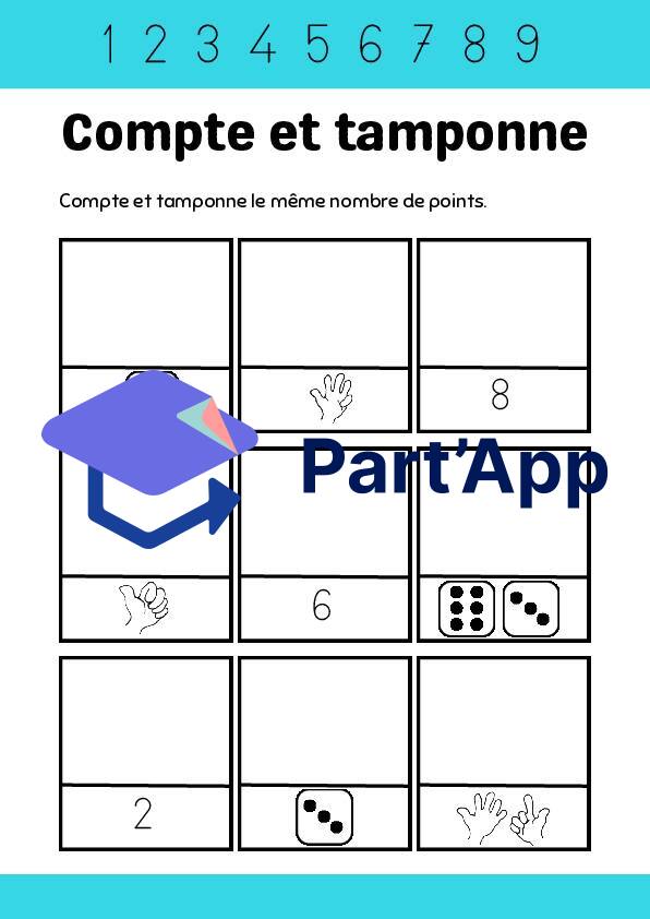 Dénombrement: Compte et tamponne_2
