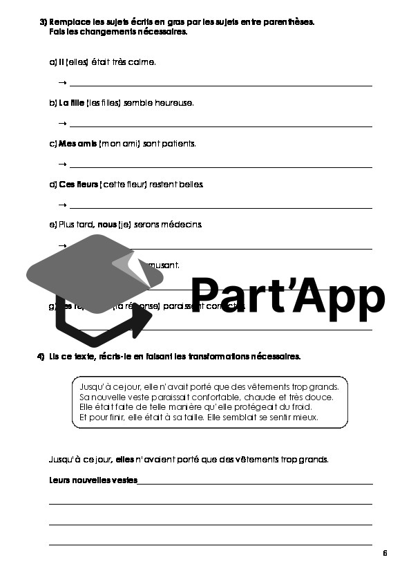Français 7P - Dossier Module 6 exercices_7
