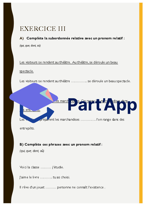 Pronom possessif, démonstratif et relatif_9