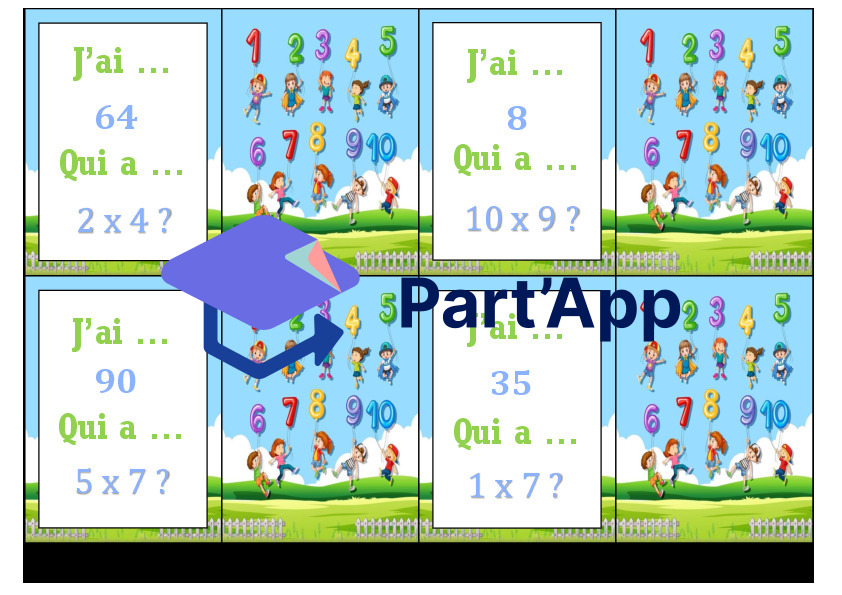 J'ai...Qui a...? des tables de multiplication_8