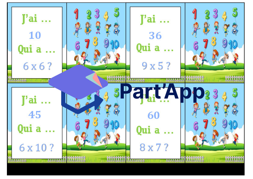 J'ai...Qui a...? des tables de multiplication_10