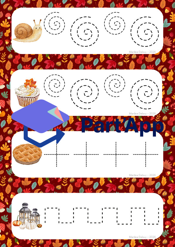 16 cartes de graphisme - Automne_8