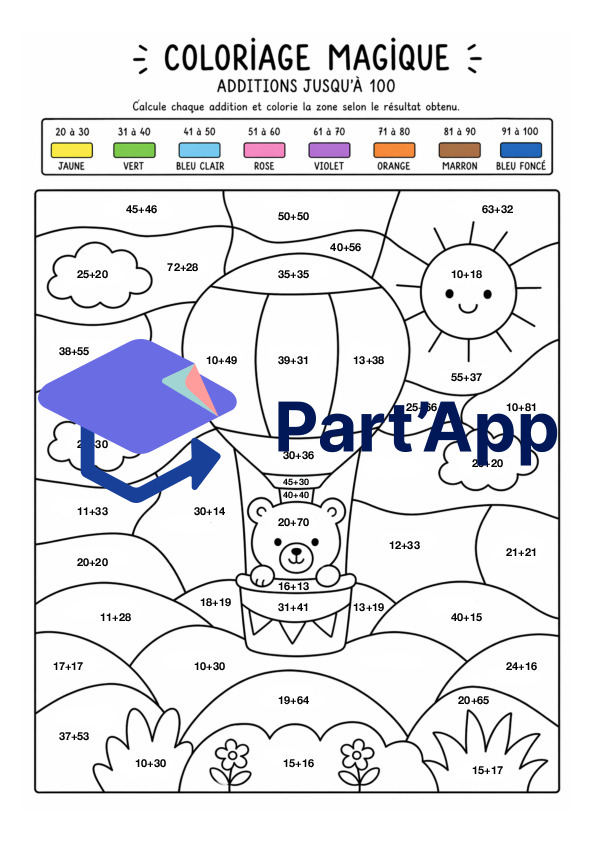 Coloriages magiques addition —> 100_2
