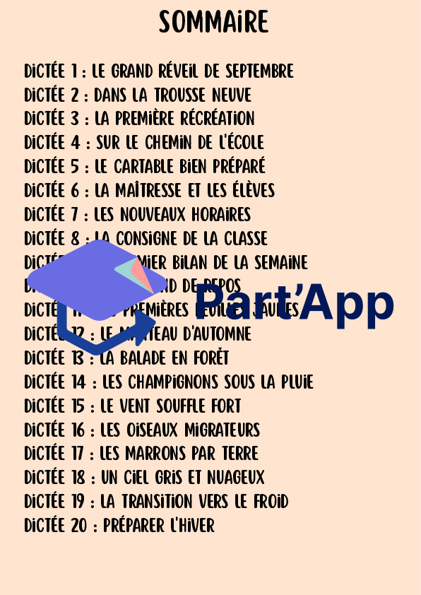 Dossier de 20 Dictées 7H-8H avec Mots et Versions à Trous (PER)_3