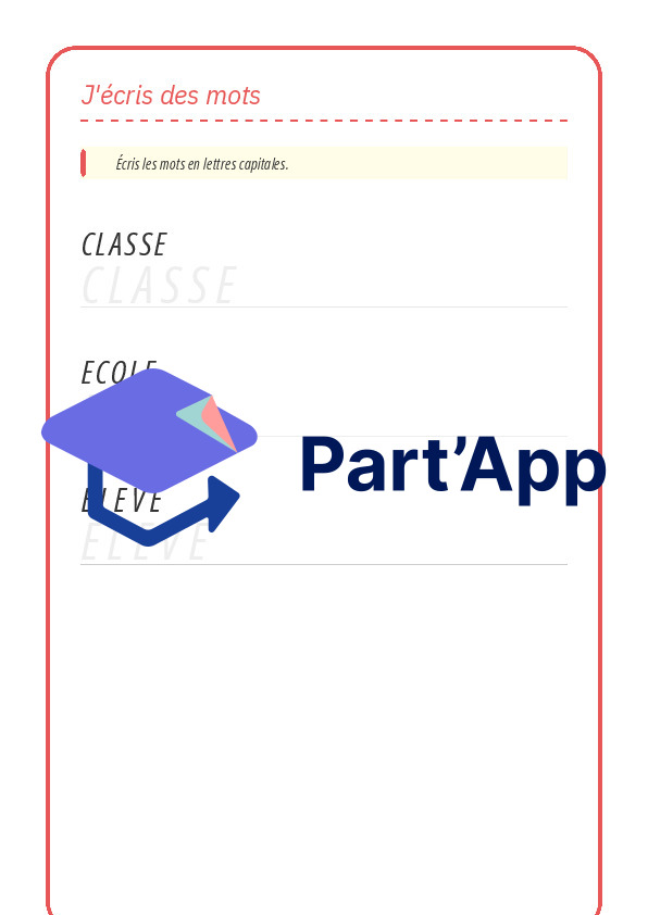 Dossier d'autonomie spécial Rentrée Scolaire - Fiches de travail pour élèves (1-2H)_14