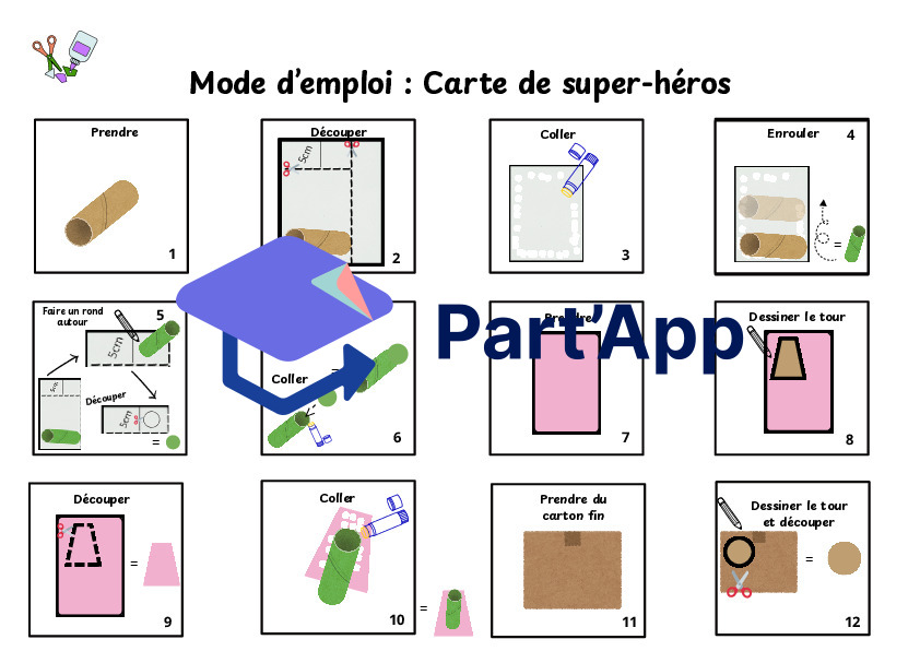 Mode d'emploi - Super-héros de la fête des pères_2