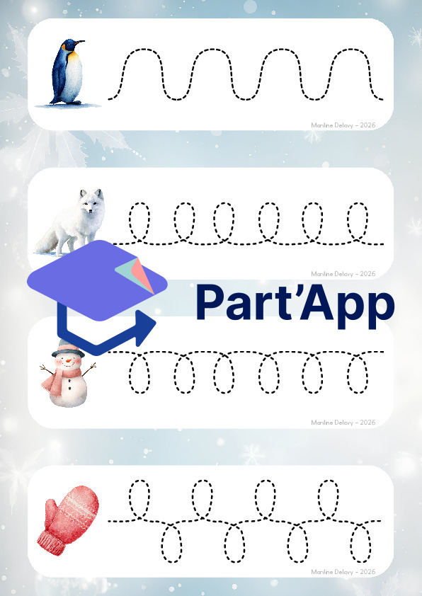 16 cartes de graphisme - Hiver_6
