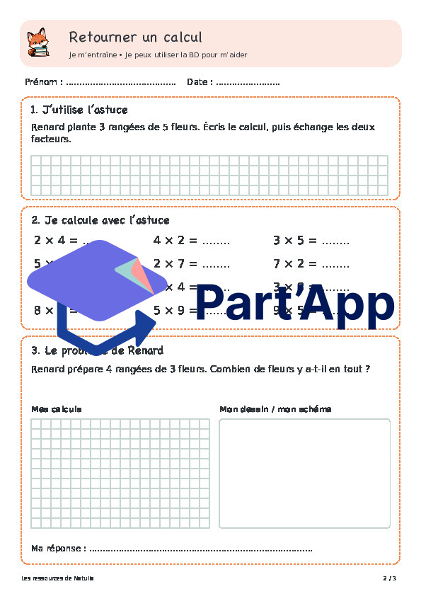 🦊 Les astuces des renards — 2. Multiplication : Retourner un calcul | 1 CHF 🦊_3