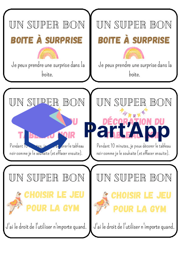 "Super bons" thème lama & cactus_3