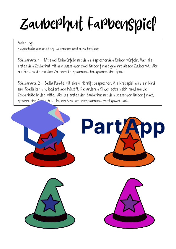 Chapeau magique jeu de couleurs_2