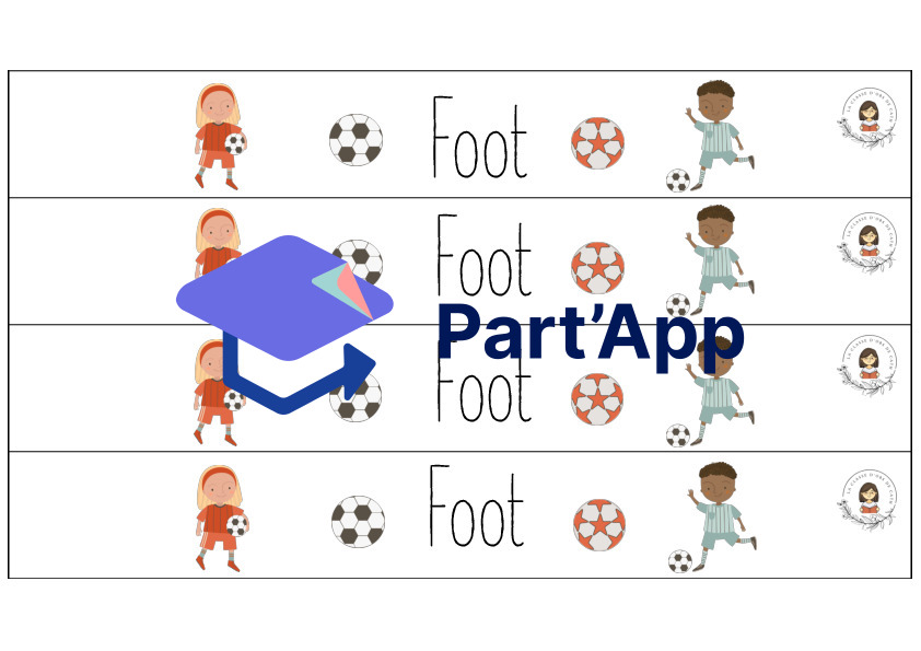 Etiquettes et pages de titre FOOT_36