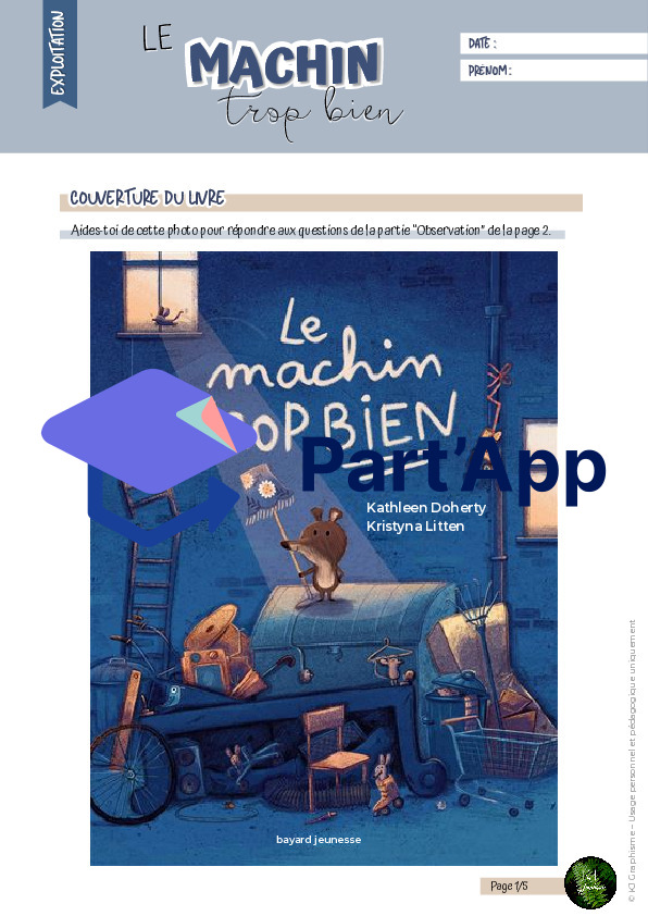 📚 Exploitation de l'album "Le Machin trop bien" – Compréhension de lecture_2