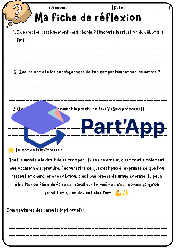 Procédé réflexif de conséquences & gestion du comportement | Kit complet (5H-8H)_3