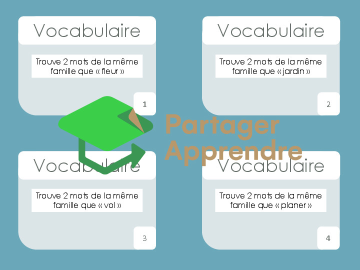 Vocabulaire : mots de la même famille_2