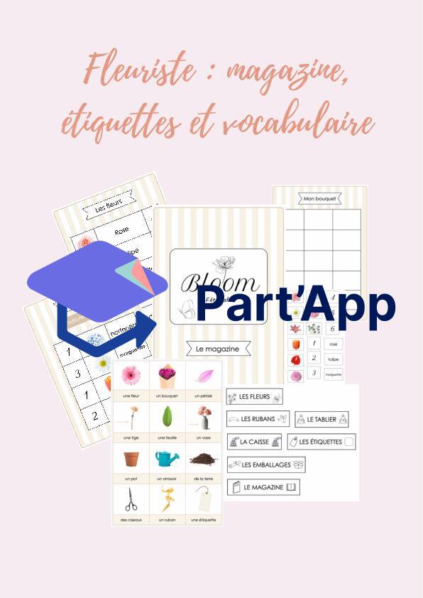 Fleuriste : magazine, étiquettes et vocabulaire_2