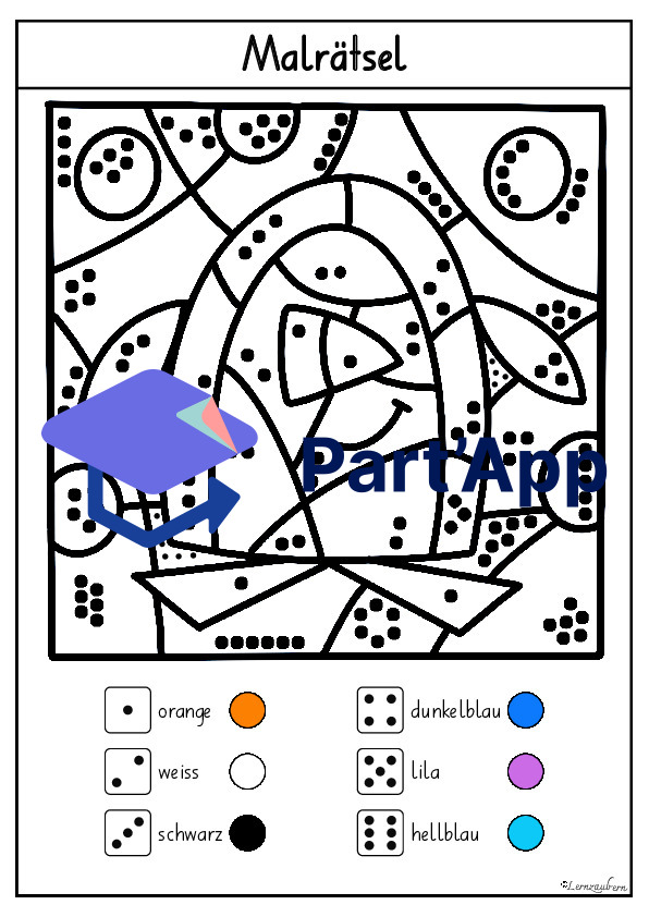 Malen nach Zahlen: Kindergarten und 1. Klasse (Winter)_3