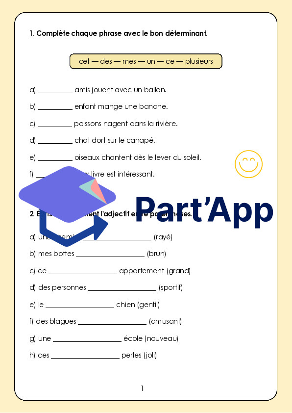 module 1 (6P) - l'accord dans la phrase_6