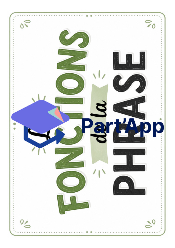 Affichages les fonctions de la phrase_4