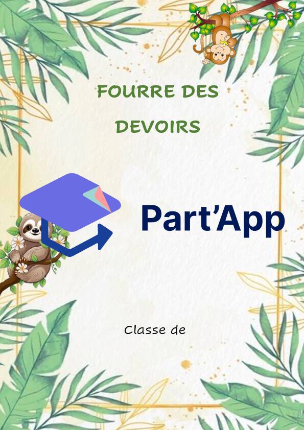 Fourre des devoirs - Jungle_41
