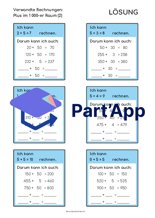 Verwandte Rechnungen im Zahlenraum 1 000 (Plus/Minus)_13