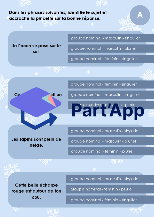 FDL - sujet et groupe nominal_2
