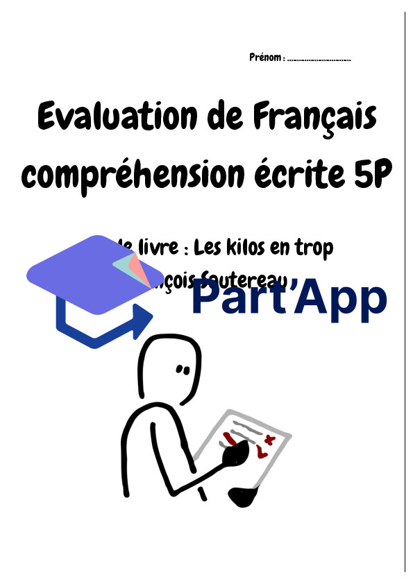 5p - évaluation français - compréhension écrite - les kilos en trop_2