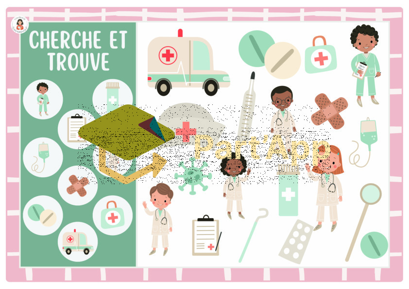 24. 12x cherche et trouve — pompiers, police, médecins, vétérinaires_3