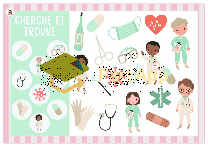24. 12x cherche et trouve — pompiers, police, médecins, vétérinaires_4