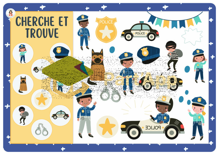 24. 12x cherche et trouve — pompiers, police, médecins, vétérinaires_6