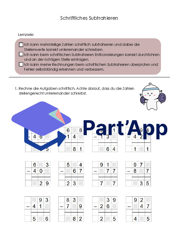 Calcul écrit – 5e et 6e années | Addition, soustraction, multiplication et division | 3 niveaux_8