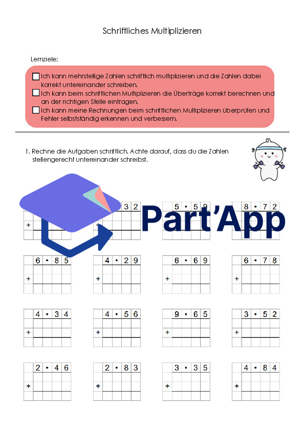 Calcul écrit – 5e et 6e années | Addition, soustraction, multiplication et division | 3 niveaux_9