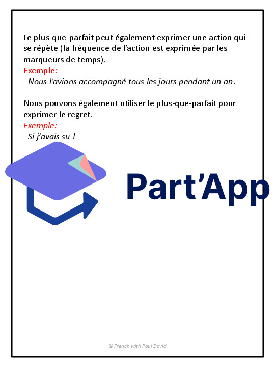 Le plus-que-parfait - Explications et exercices_21