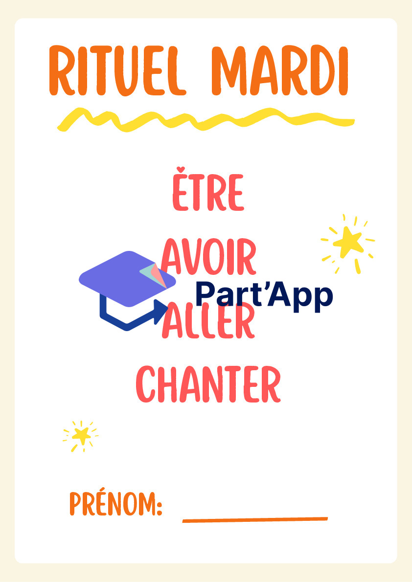 Rituel de conjugaison: être aller avoir chanter au présent_2