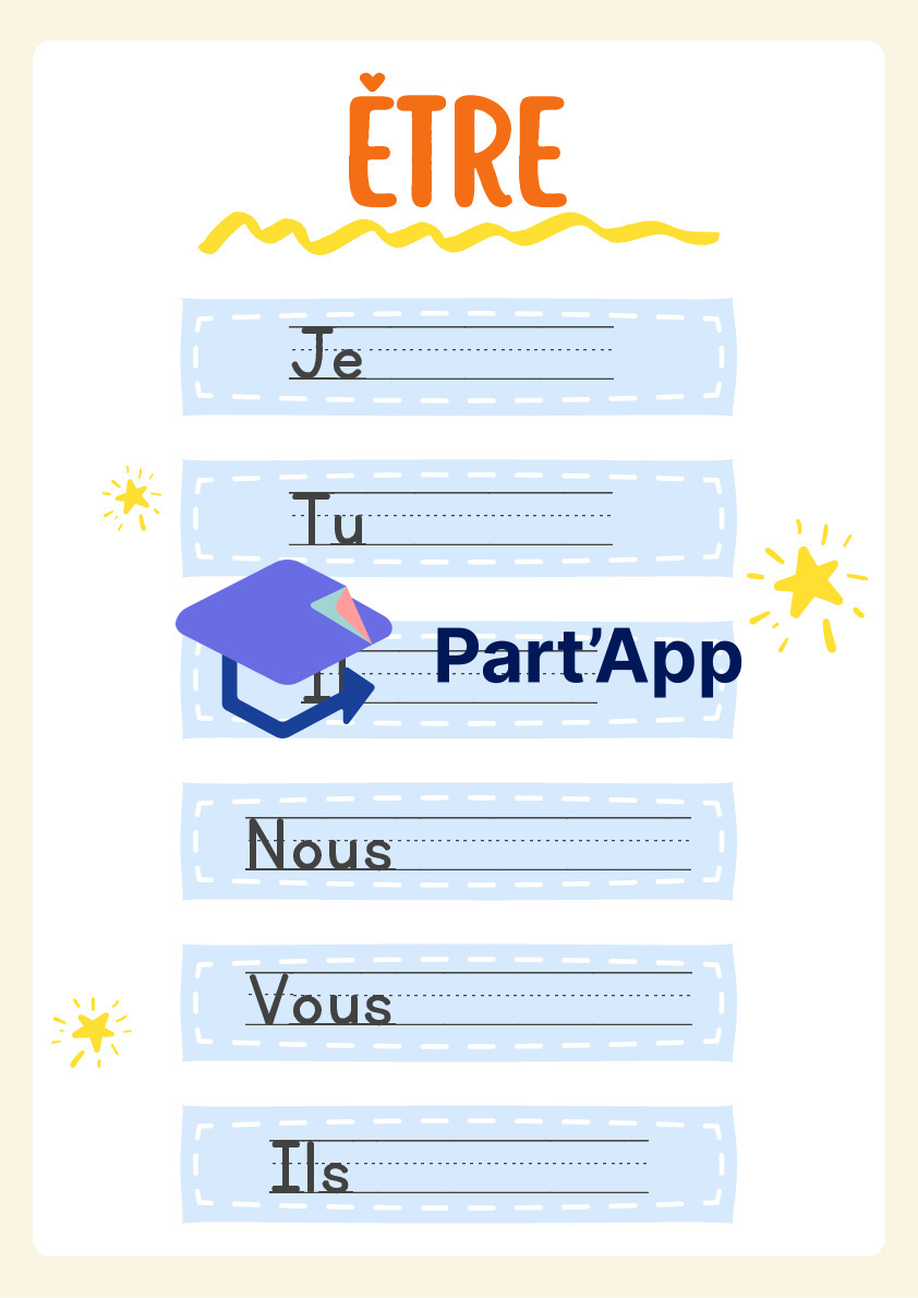 Rituel de conjugaison: être aller avoir chanter au présent_4