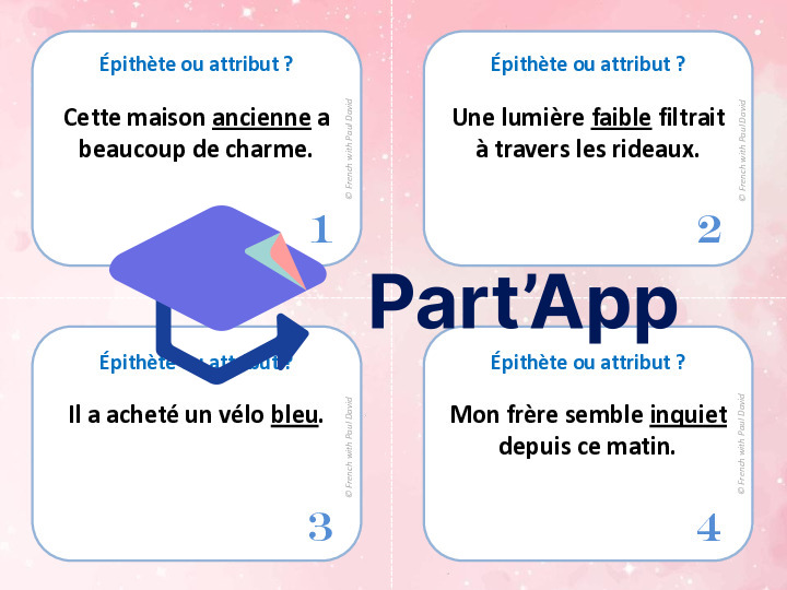 Épithète ou attribut - 32 CÀT_2