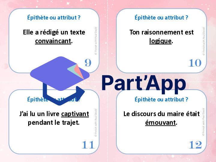 Épithète ou attribut - 32 CÀT_4