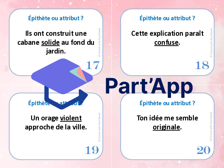 Épithète ou attribut - 32 CÀT_6