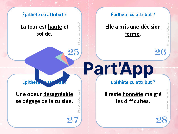 Épithète ou attribut - 32 CÀT_8
