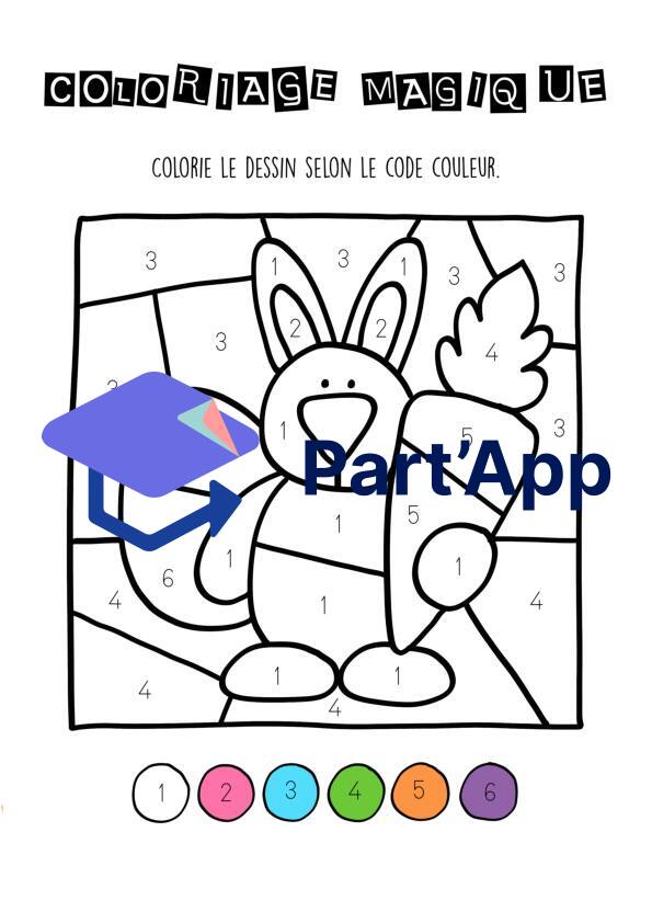 Coloriage magique - Pâques_2