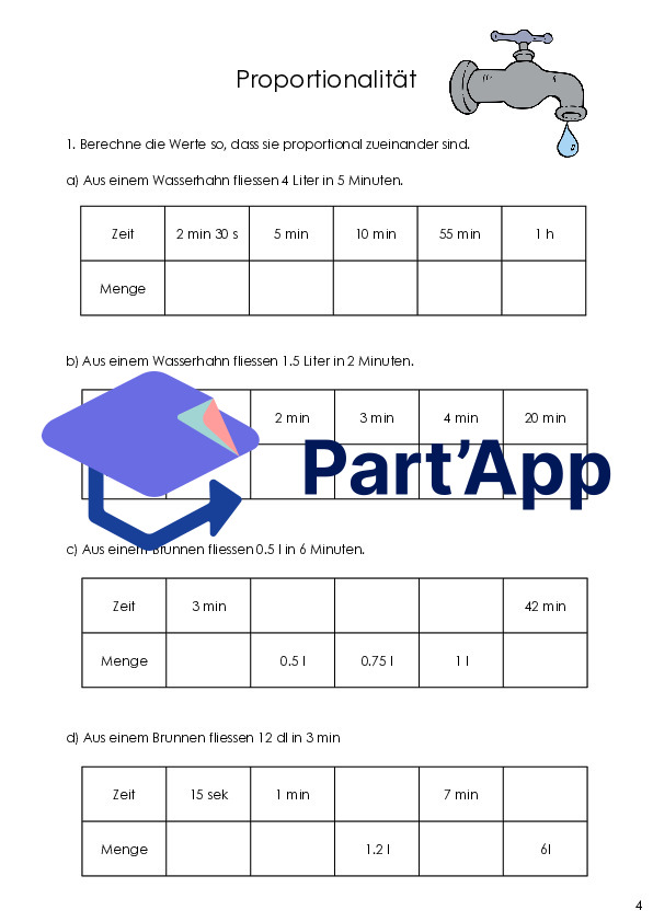 Proportionalité avec des nombres décimaux – 6e – Fiches d'exercices avec corrigés | Mathématiques – 6e_6