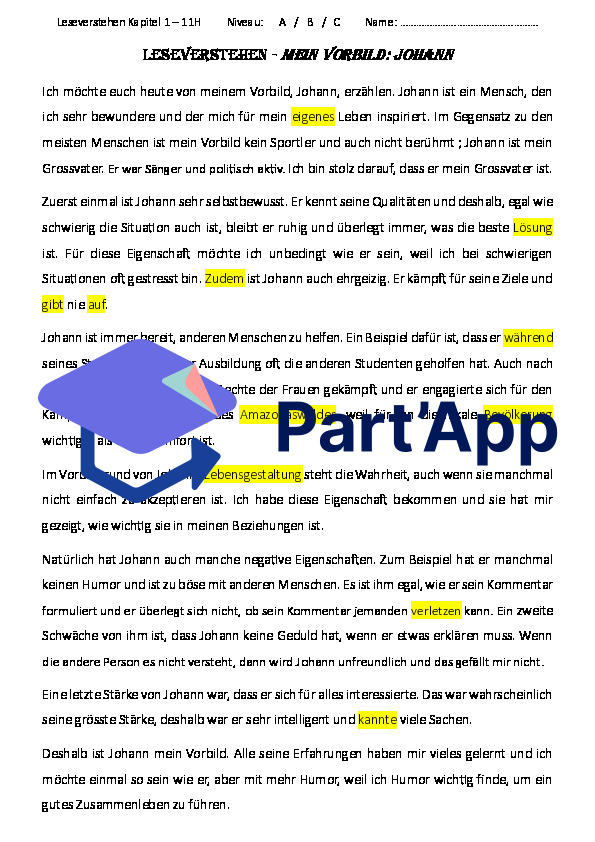 Geni@l Klick_Chapitre 1_Meine Stärken_Leseverstehen_2